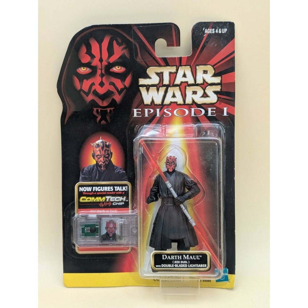 Star Wars Episode 1 Darth Maul Action Figure 1998 Hasbro w/CommTech Chip NEW